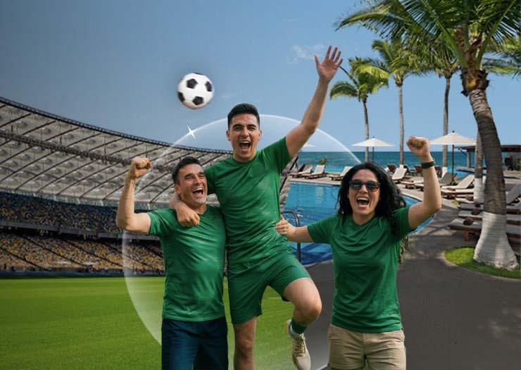 FEEL THE EXCITEMENT OF SOCCER AT KRYSTAL Krystal Grand® Cancún All Inclusive FEEL THE EXCITEMENT OF SOCCER AT KRYSTAL Krystal Grand® Cancún All Inclusive