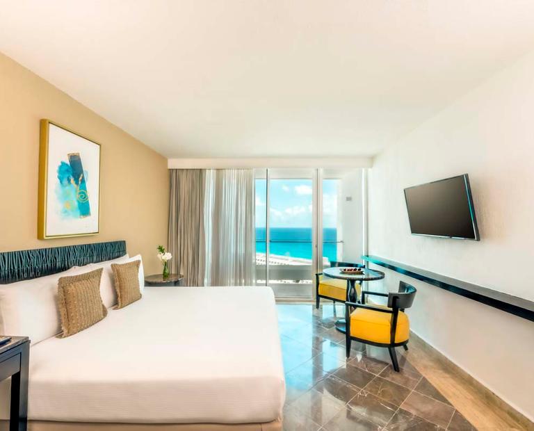 Chambre standard vue mer partielle Krystal Grand® Cancún All Inclusive Chambre standard vue mer partielle Krystal Grand® Cancún All Inclusive